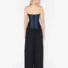 Das Bi-Material-Denim-Korsett