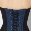 Das Bi-Material-Denim-Korsett