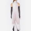 Das drapierte Trompe-l’œil-Korsetts-Kleid Das drapierte Trompe-l’œil-Korsetts-Kleid