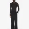Das Jean Paul Gaultier Oberteil mit Flockdruck