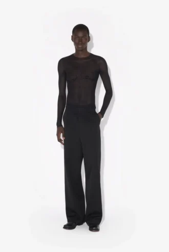 Das Jean Paul Gaultier Oberteil mit Flockdruck Das Jean Paul Gaultier Oberteil mit Flockdruck