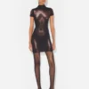 Das kurze bronzefarbene „Body Dust“-Kleid Das kurze bronzefarbene „Body Dust“-Kleid