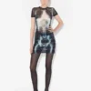 Das kurze schwarze Squeletor-Kleid Das kurze schwarze Squeletor-Kleid