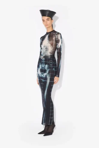 Das lange schwarze Squeletor-Kleid Das lange schwarze Squeletor-Kleid