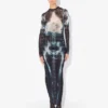Das lange schwarze Squeletor-Kleid Das lange schwarze Squeletor-Kleid