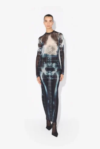 Das lange schwarze Squeletor-Kleid Das lange schwarze Squeletor-Kleid