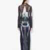 Das lange schwarze Squeletor-Kleid Das lange schwarze Squeletor-Kleid