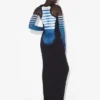 Das „Le Male“-Kleid mit langen Trägern Das „Le Male“-Kleid mit langen Trägern