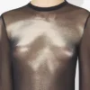 Das silberne „Body Dust“-Oberteil Das silberne „Body Dust“-Oberteil