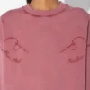 Das Sweatshirt mit Stickerei „Needles“