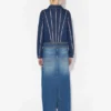 Der Denim-Mantel mit zwei Tragevarianten Der Denim-Mantel mit zwei Tragevarianten
