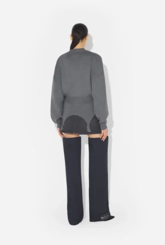 Der Pullover mit Krausrippen Der Pullover mit Krausrippen