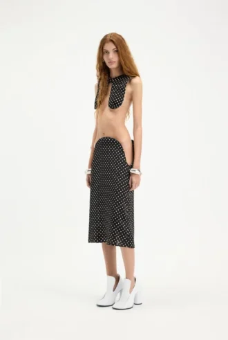 Der Rock mit Polka-Dots