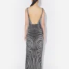 Der schwarze Spiral-Sarong