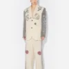 Die Anzugjacke mit Multi-Tattoo-Print Die Anzugjacke mit Multi-Tattoo-Print