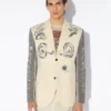 Die Anzugjacke mit Multi-Tattoo-Print Die Anzugjacke mit Multi-Tattoo-Print