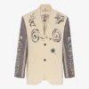 Die Anzugjacke mit Multi-Tattoo-Print Die Anzugjacke mit Multi-Tattoo-Print