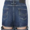 Die blaue Cut-Out-Jeans Die blaue Cut-Out-Jeans