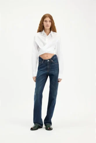 Die Curved Denim Jeans