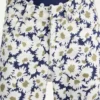 Die Curved-Jeans mit Blumenmuster