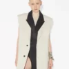 Die ärmellose Vanilla-Jacke Die ärmellose Vanilla-Jacke