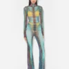 Neuauflage – die Hose mit blauem Punktmuster