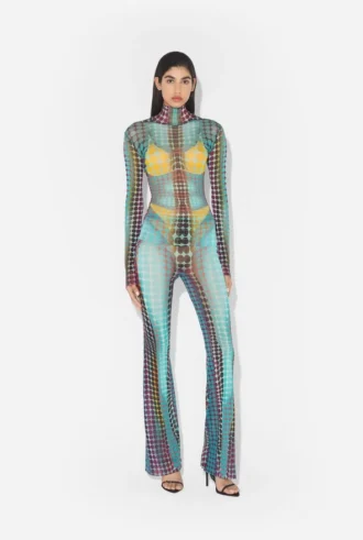 Neuauflage – die Hose mit blauem Punktmuster Neuauflage – die Hose mit blauem Punktmuster