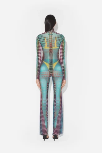 Neuauflage – die Hose mit blauem Punktmuster Neuauflage – die Hose mit blauem Punktmuster