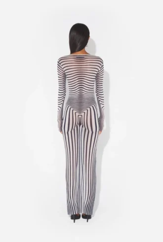Re-Edition – das marineblaue Body Morph-Kleid