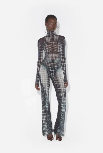 Re-Edition – die Hose mit schwarz-weißem Punktmuster Re-Edition – die Hose mit schwarz-weißem Punktmuster